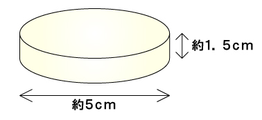 いももちのサイズ